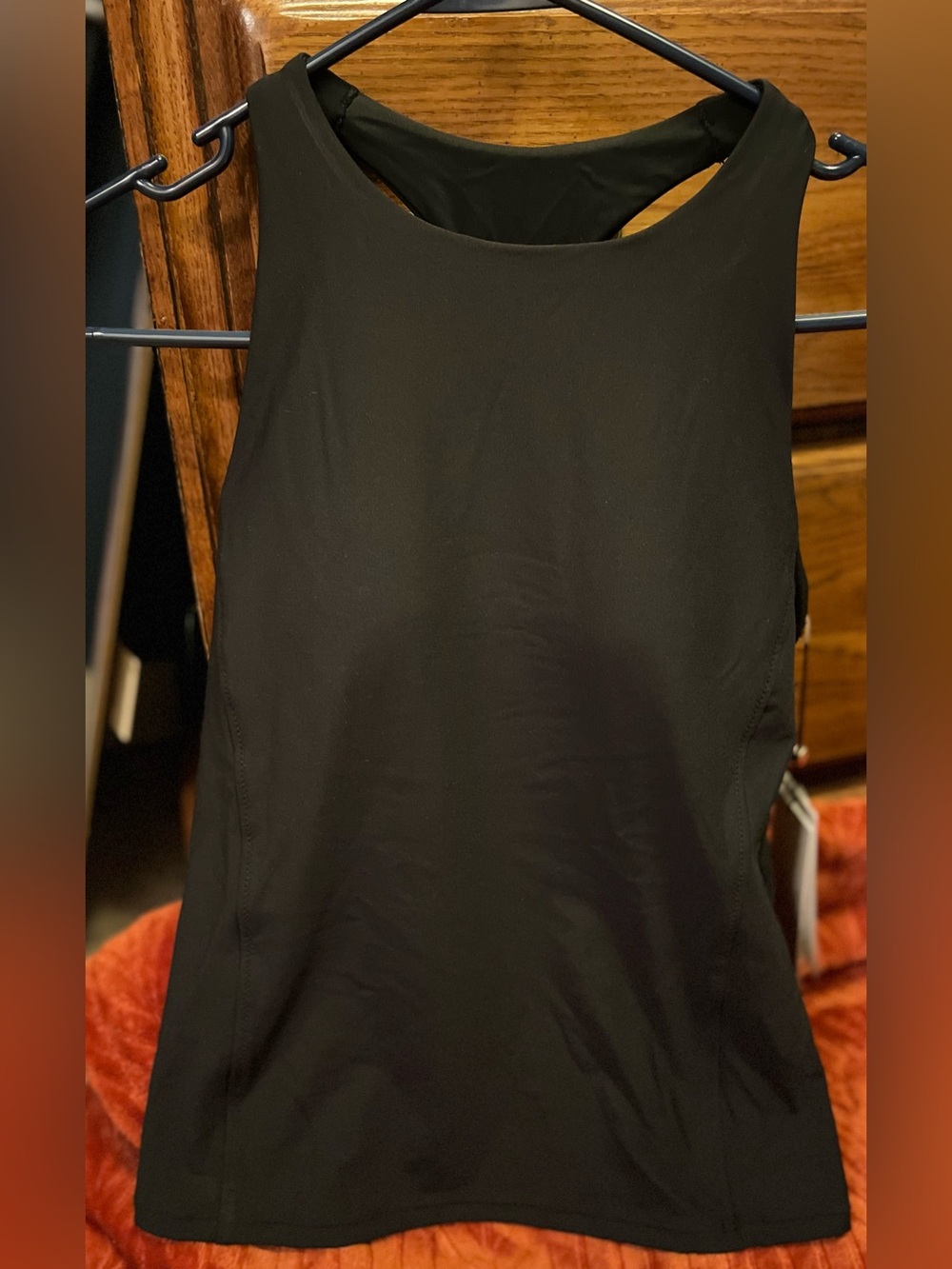 CALIA by Carrie Underwood Black High-Neck Racerback Swim Tank Medium